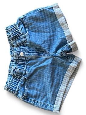 Cat & Jack Light Blue Denim Elastic Waist Shorts